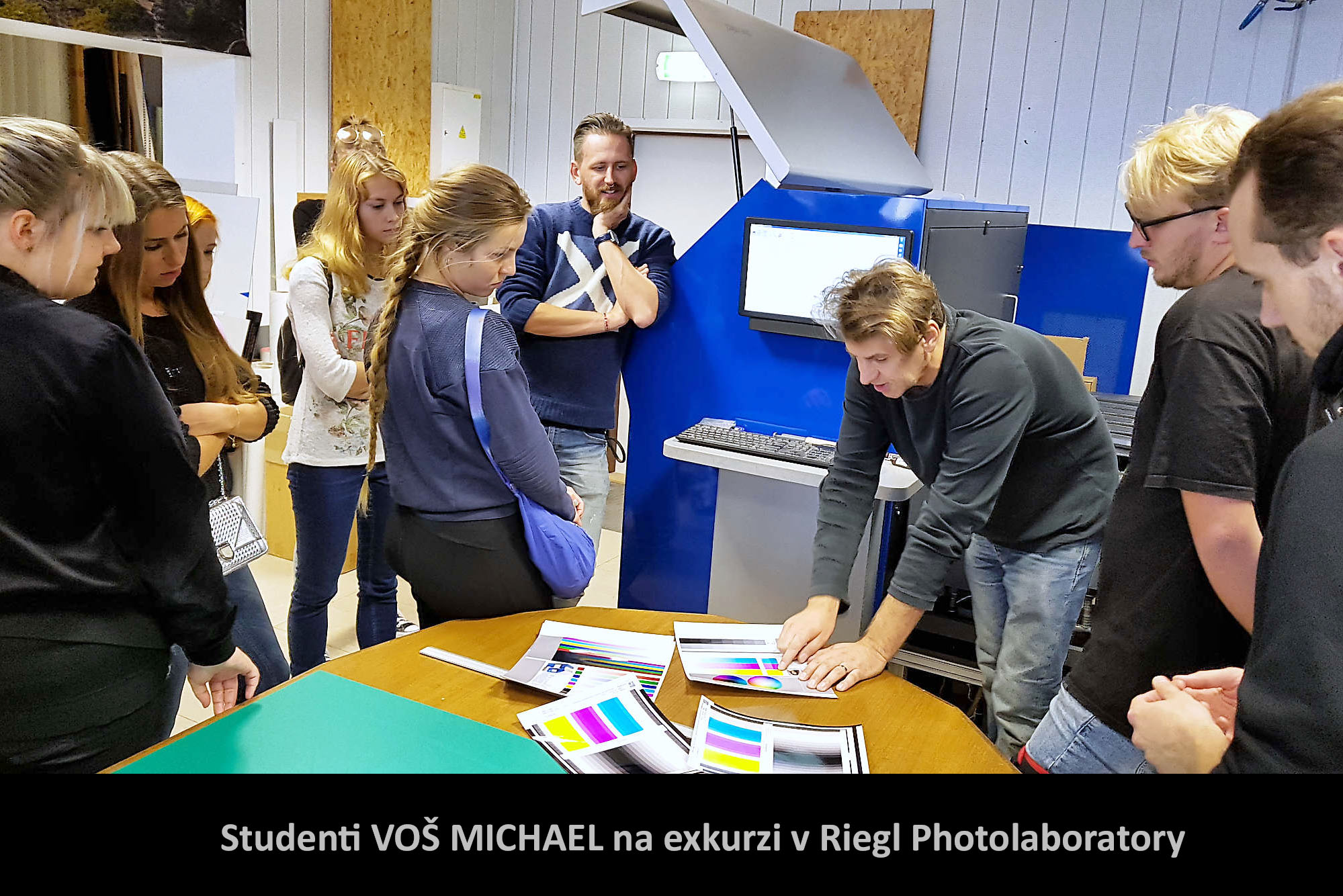 Studenti VOŠ MICHAEL u nás nejen na návštěvě